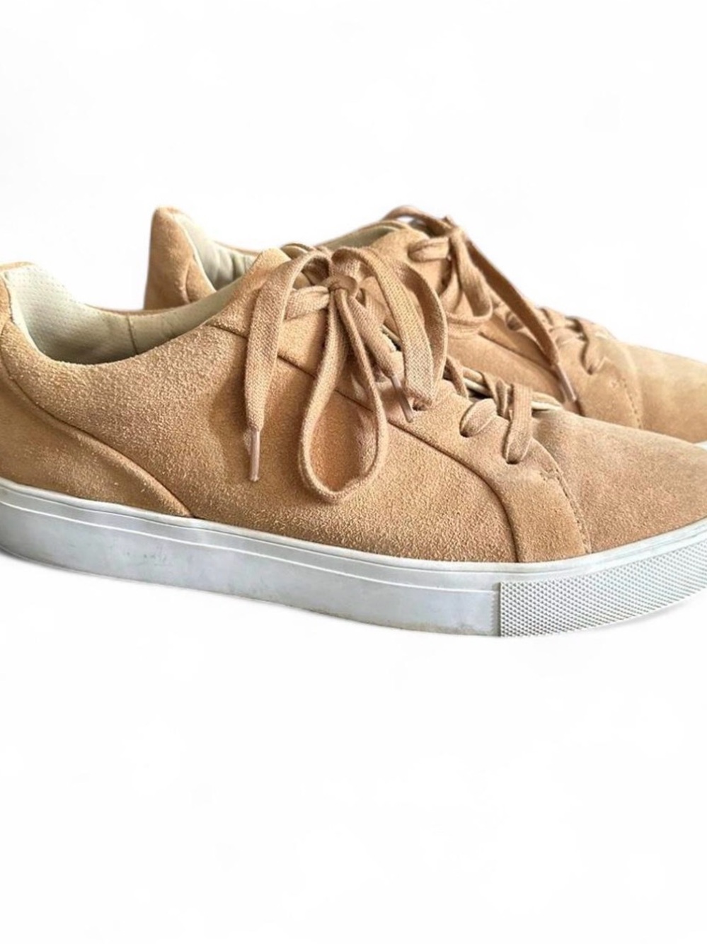 Steve Madden Suede Low-Top Sneakers - Tan